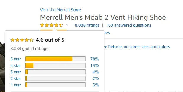 Merrell Moab 2 Reviews