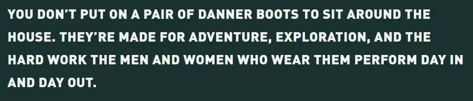 Danner Boots Description