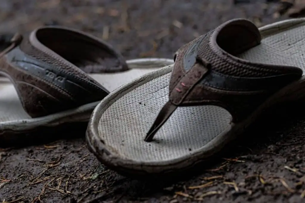 Dirty Teva Sandals